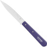 Нож столовый Opinel №113, деревянная рукоять, блистер, нержавеющая сталь, фиолетовый 003120