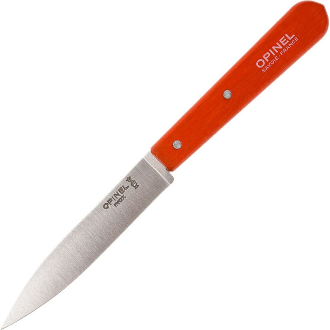 Нож столовый OPINEL №112, деревянная рукоять, блистер, нержавеющая сталь, гранатовый 001916